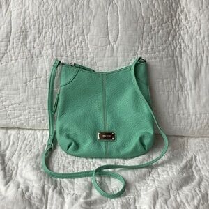 Nine West Teal Shoulder Cross Body Purse